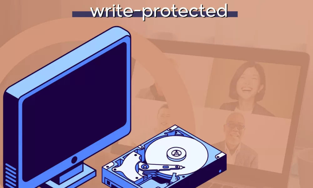 كيف تحلّ مشكلة الهارد ديسك محمي من الكتابة How to fix the disk is write-protected remove the write-protection or use another disk